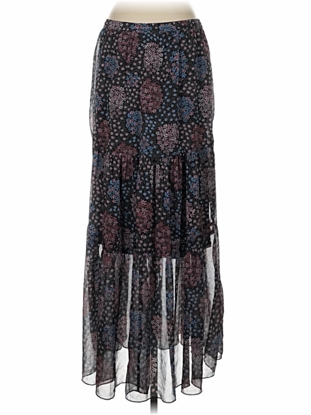 Maeve - Moon Lake Floral Tiered Maxi Skirt - Picture 3 of 6